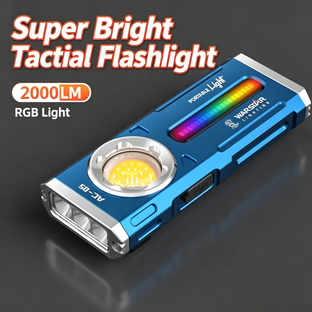 Fishing Light - ไฟฉายพกพา AC05 ความสว่างสูง ระยะไกล กันน้ำ สำหรับใช้งานกลางแจ้ง