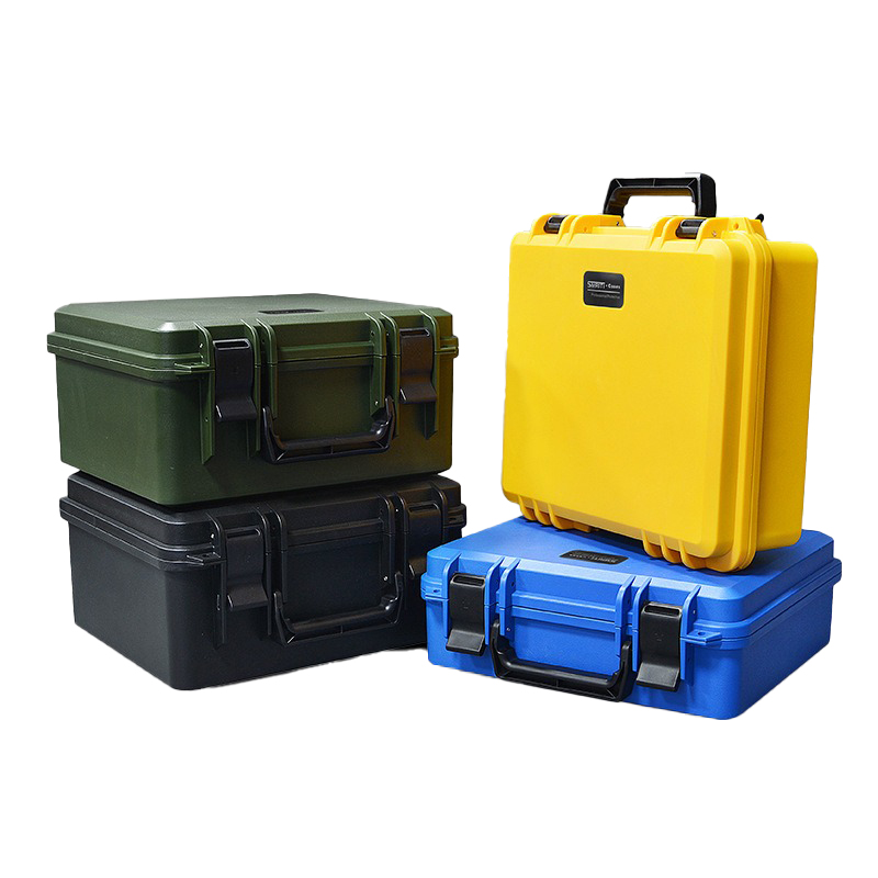 Fish Finder Case - กล่องเครื่องมือแบบพกพาสําหรับงานหนักพร้อมกล่องเครื่องมือพลาสติกอุตสาหกรรมโฟมป้องกันเสริมแรงพร้อมซับโฟมดูดซับแรงกระแทก