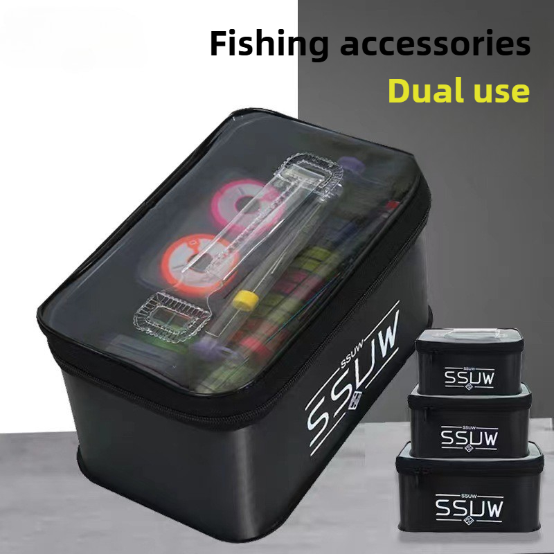 Fish Finder Case - แบบพกพาEVAกล่องเครื่องมือตกปลา,อุปกรณ์ตกปลาOrganizer,เหยื่อสดคอนเทนเนอร์,3L/5L/7Lน้ําขนาดใหญ่คอนเทนเนอร์