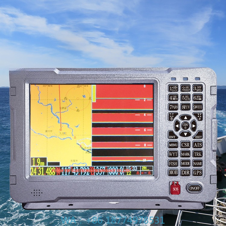 Fishing Depth Finder - เครื่องนำทางปลาแบบคอมโบ วัดความลึก ค้นหาปลา ระบบ GPS ใต้น้ำสำหรับการเดินเรือ