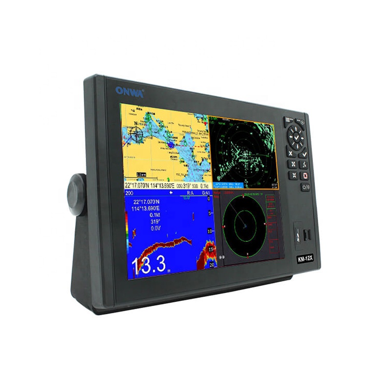 Fish Finder Gps - KM-12X (ใหม่!) เครื่องพล็อตแผนภูมิ GPS ทางทะเล 5-in-1