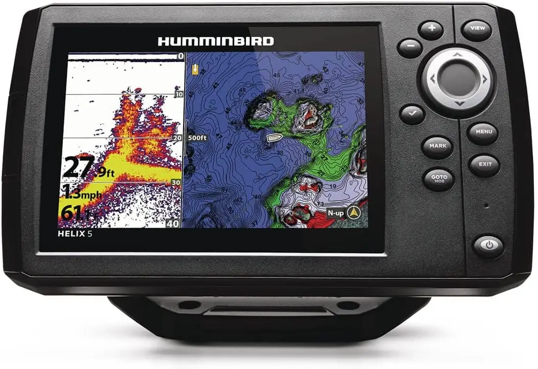 Fishing Depth Finder - ฮัมมินเบิร์ด 411660-1 เฮลิกซ์ 5 ชิร์ป GPS