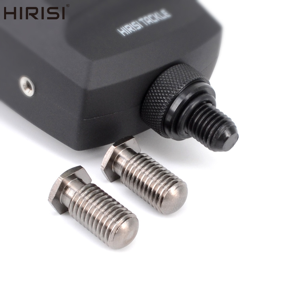 Bite Alarm - Hirisi อุปกรณ์ตกปลาคาร์พ2ชิ้นสลักเกลียวทองเหลืองเหมาะสำหรับการตกปลา B1228อุปกรณ์เตือนภัย