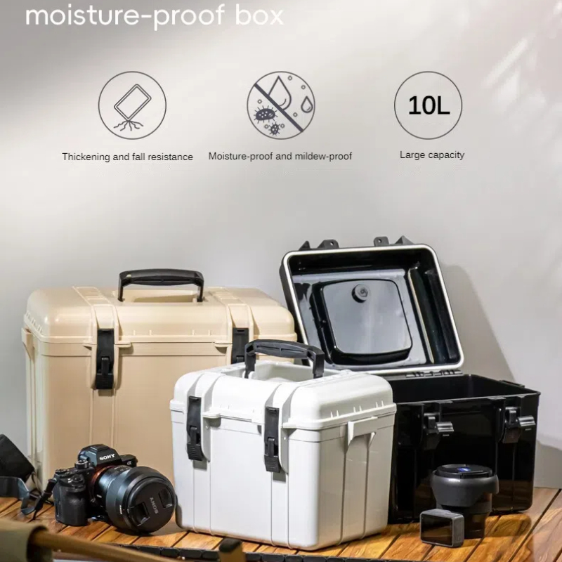 Fish Finder Case - 290x235x230 มม.กล่องเครื่องมือมัลติฟังก์ชั่นความชื้นป้องกันกล้องกล่องเก็บอุปกรณ์การถ่ายภาพแห้งกรณี 10L