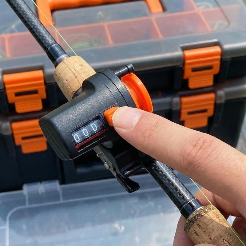 Fishing Depth Finder - เครื่องวัดความลึกและความยาวสายเบ็ดตกปลาแบบพกพา 0-999M อุปกรณ์ค้นหาความลึกของสายเบ็ด
