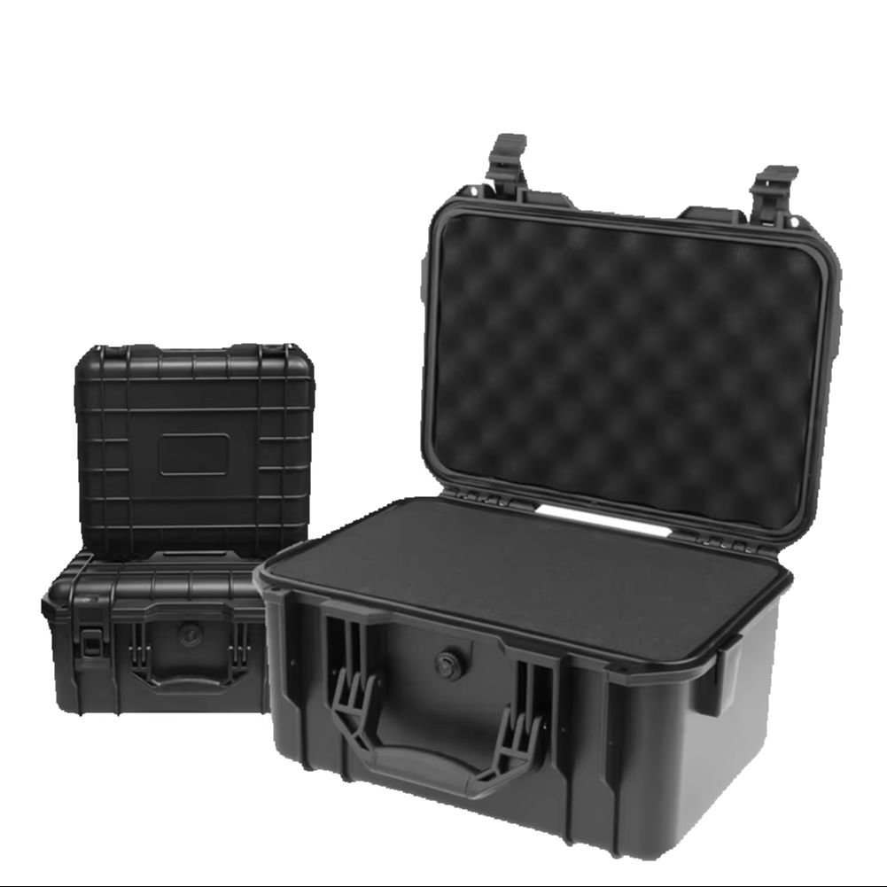 Fish Finder Case - กล่องเครื่องมือกันกระแทกสำหรับงานภายนอกอาคาร กันน้ำ ทนทานต่อการตกหล่น พร้อมวาล์วระบายอากาศ สำหรับจัดเก็บอุปกรณ์ฮาร์ดแวร์