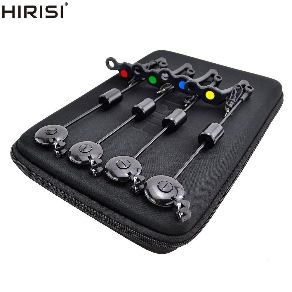 Hirisi นำปลาคาร์พแกว่งไปมา4สีใ - Bite Alarm บทวิจารณ์และราคา
