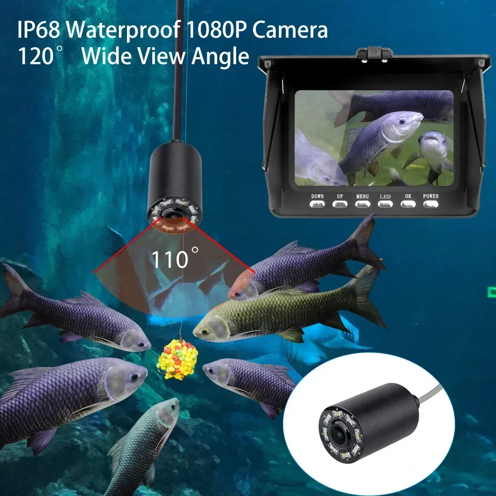 Fish Finder 5.0 นิ้วจอแสดงผล L - Fish Finder Cable บทวิจารณ์และราคา
