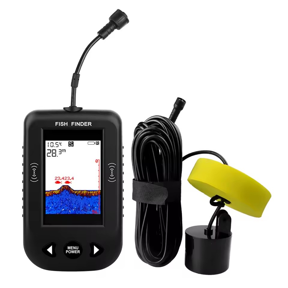 นาฬิกาปลุก 100M แบบพกพา SONAR  - Fish Finder Transducer บทวิจารณ์และราคา