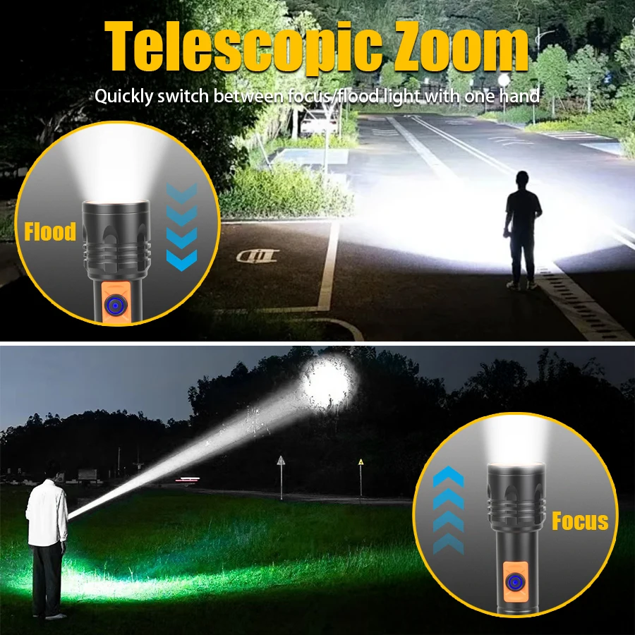 ไฟฉาย LED พลังงานสูงไฟฉายแบบชา - Fishing Light บทวิจารณ์และราคา