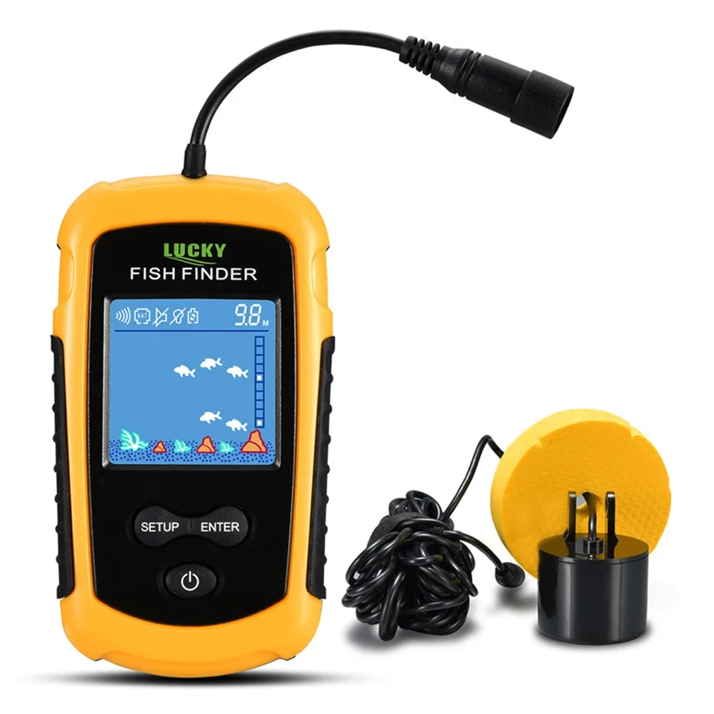 Lucky หน้าจอสี LCD แบบพกพา Fis - Fishing Depth Finder บทวิจารณ์และราคา