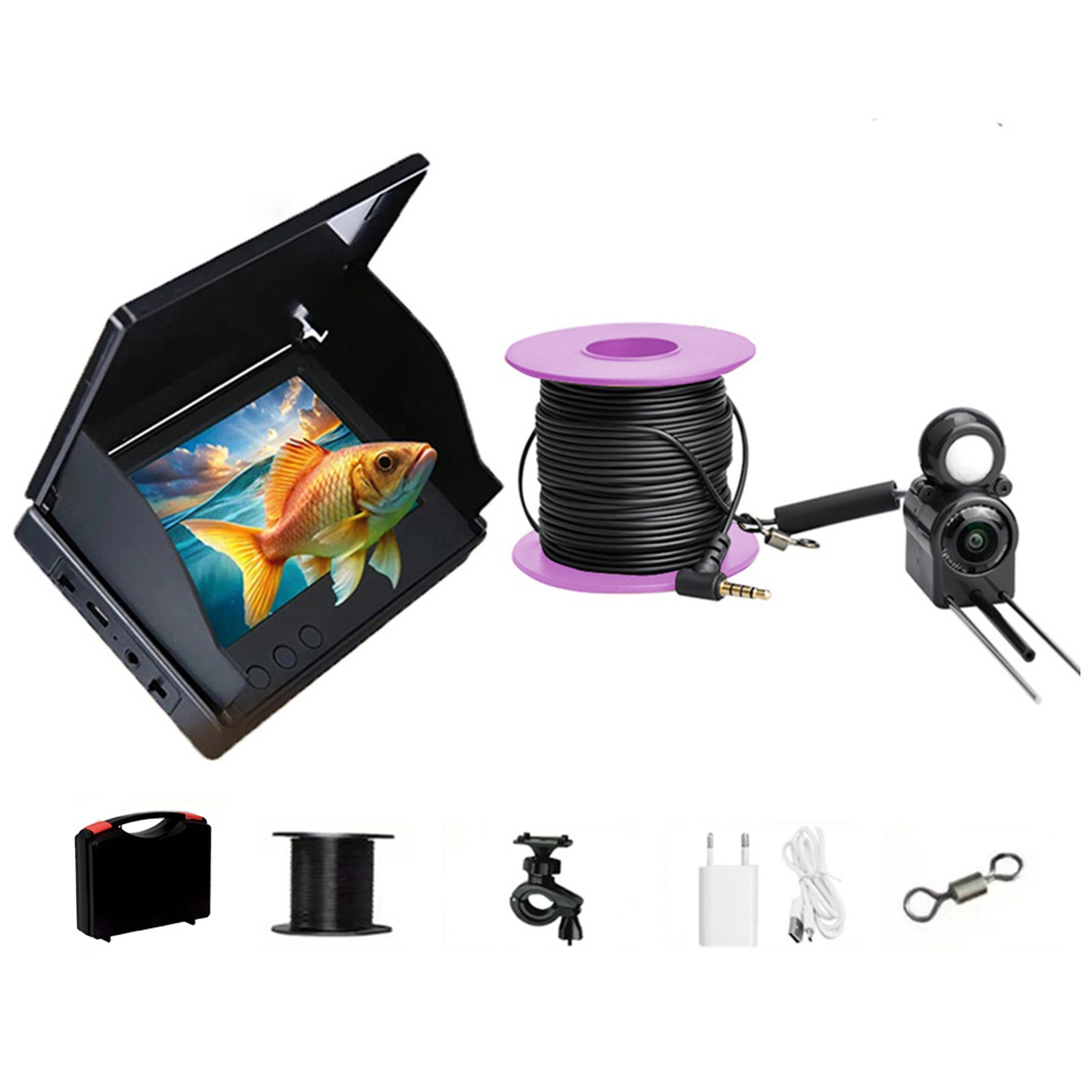 กล้องตกปลาใต้น้ำ จอ IPS ขนาด 4 - Fish Finder Cable บทวิจารณ์และราคา