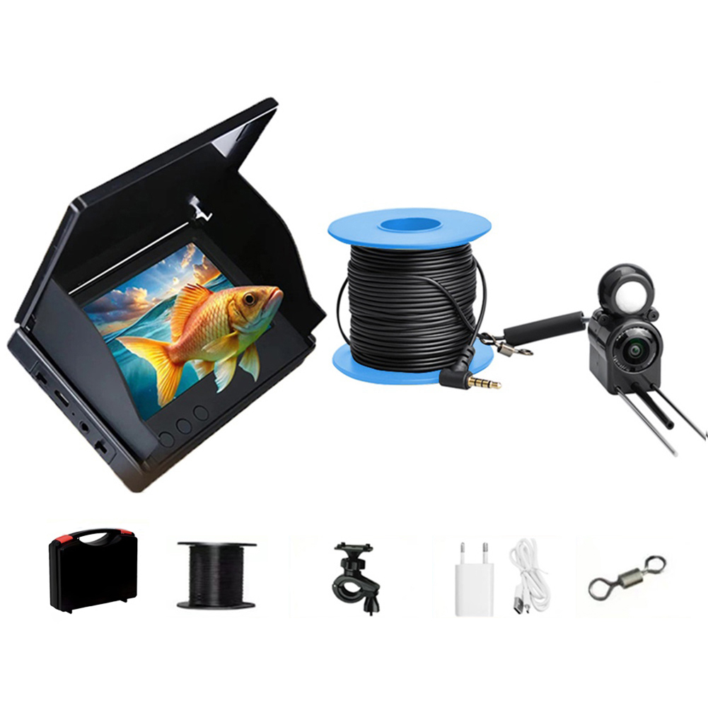 กล้องตกปลาใต้น้ำ จอ IPS ขนาด 4 - Fish Finder Cable บทวิจารณ์และราคา