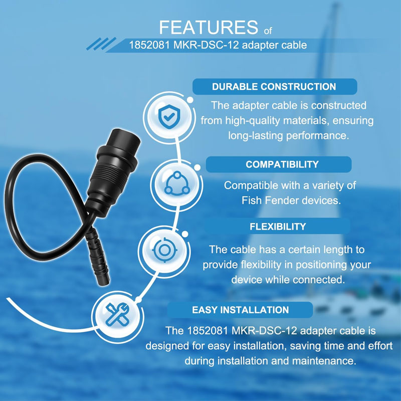 สายอะแดปเตอร์เครื่องหาปลา 4 พิ - Fish Finder Cable บทวิจารณ์และราคา