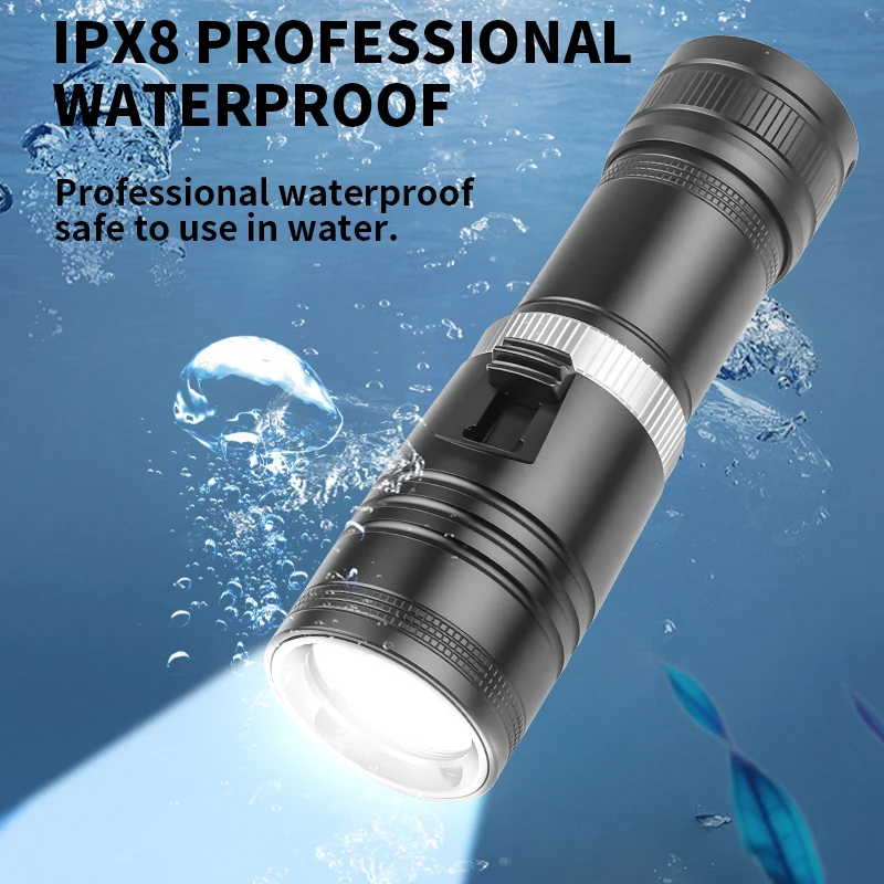 ไฟฉายดำน้ำอลูมิเนียม D117 กันน - Fishing Light บทวิจารณ์และราคา