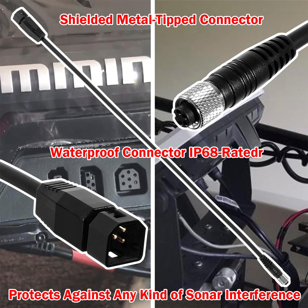สายอะแดปเตอร์ทรานสดิวเซอร์ 7 พ - Fish Finder Transducer บทวิจารณ์และราคา
