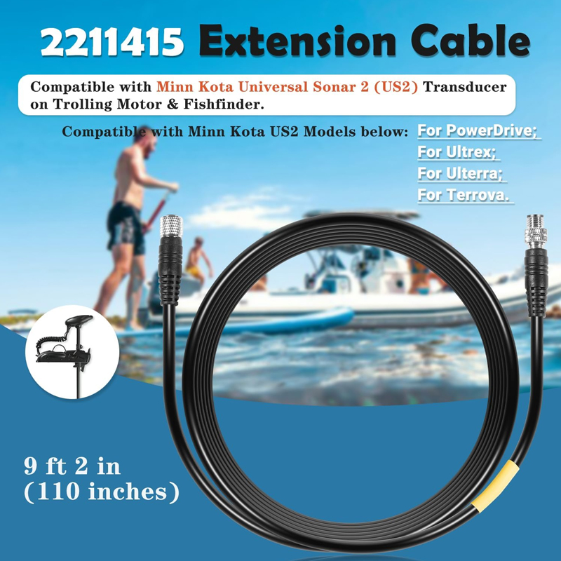 1852068 MKR-US2-8 สายอะแดปเตอร - Fish Finder Transducer บทวิจารณ์และราคา