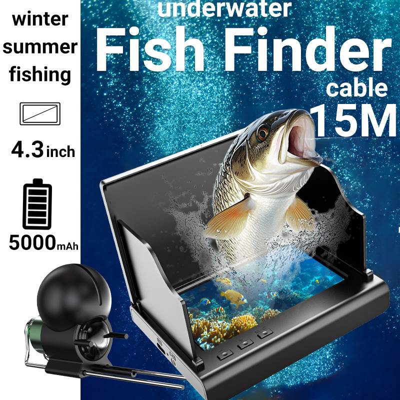 กล้องตกปลาใต้น้ำขนาด 4.3 นิ้ว  - Fishing Depth Finder บทวิจารณ์และราคา