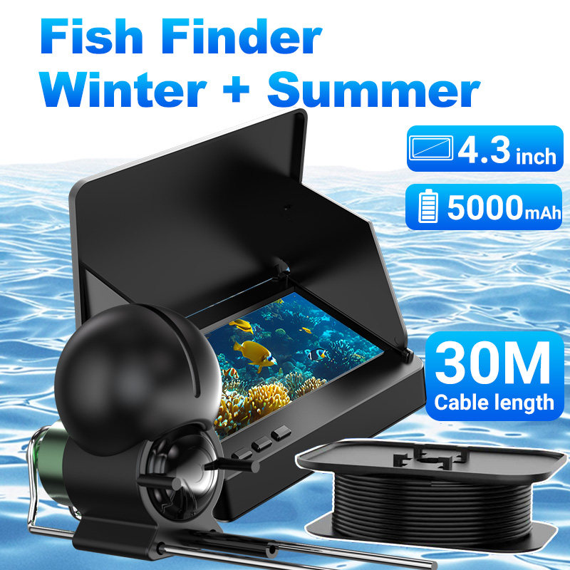 กล้องตกปลาใต้น้ำขนาด 4.3 นิ้ว  - Fishing Depth Finder บทวิจารณ์และราคา