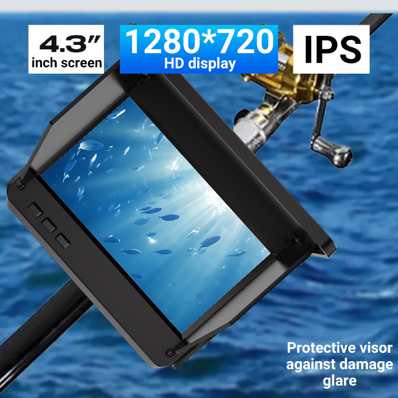 กล้องตกปลาใต้น้ำขนาด 4.3 นิ้ว  - Fishing Depth Finder บทวิจารณ์และราคา